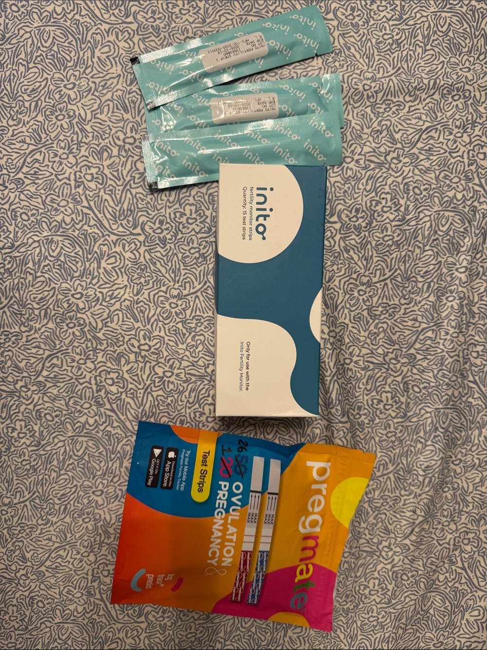Inito Fertility Monitor Strips with Pregmate Ovulation Strips